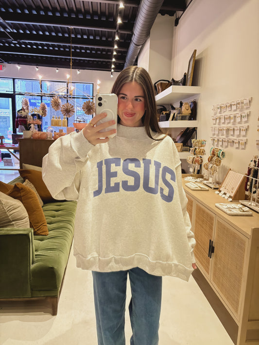 "Jesus" & "God is Good"  Reversible Sweatshirt
