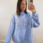 LAKE Mock Neck Oversized Sweatshirt