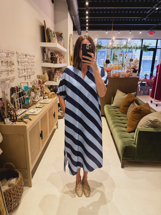 The Breeze Dress in Navy