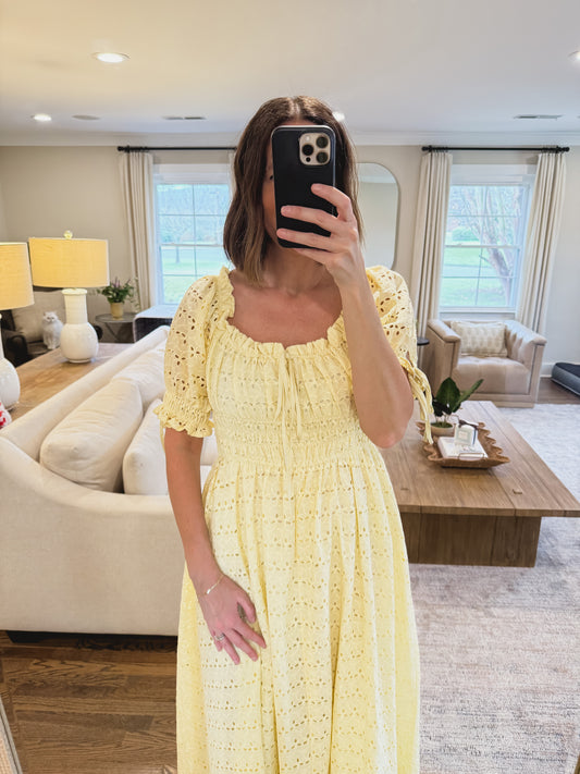 The Sunny Eyelet Dress