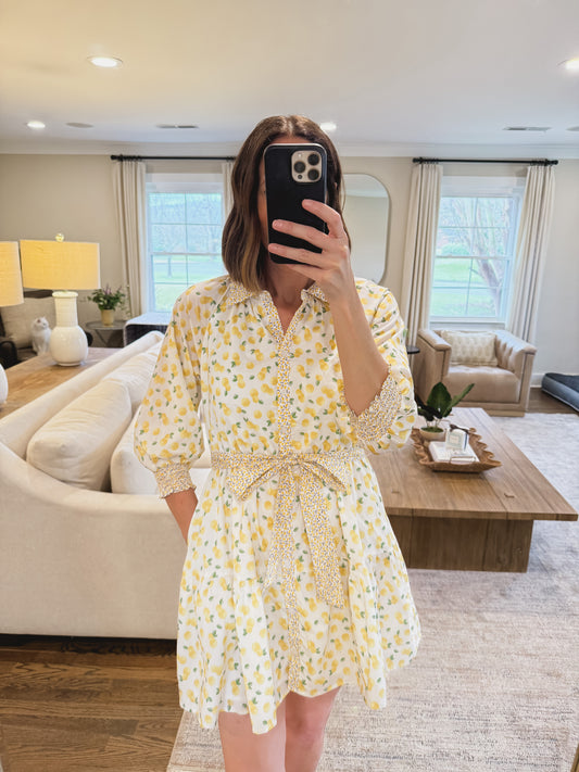 The Lemon Dress in Ivory
