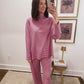 Cocoa Stripe Lounge Pants