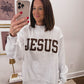 Jesus in Brown Oversized Sweatshirt - John 3:16