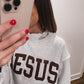 Jesus in Brown Oversized Sweatshirt - John 3:16
