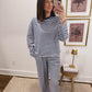 Billie Striped Loungewear Flare Pants