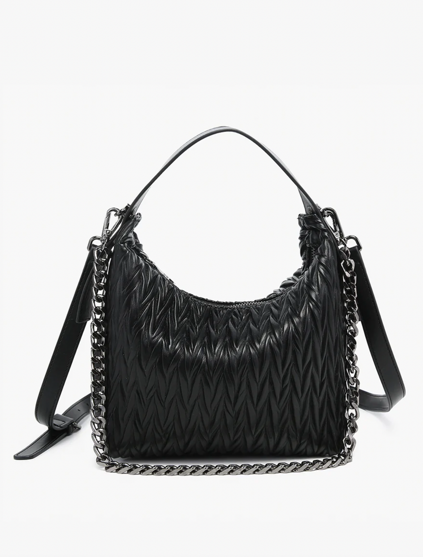 The Brenna Herringbone Satchel