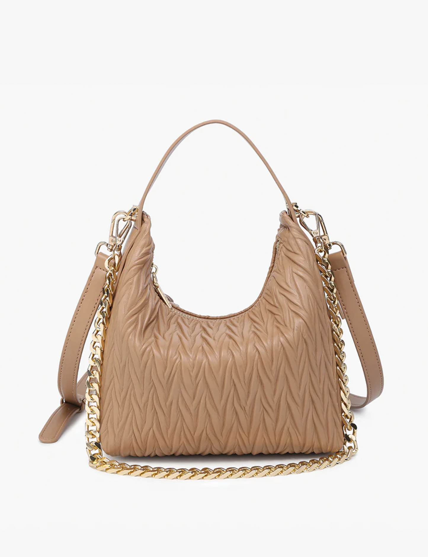 The Brenna Herringbone Satchel