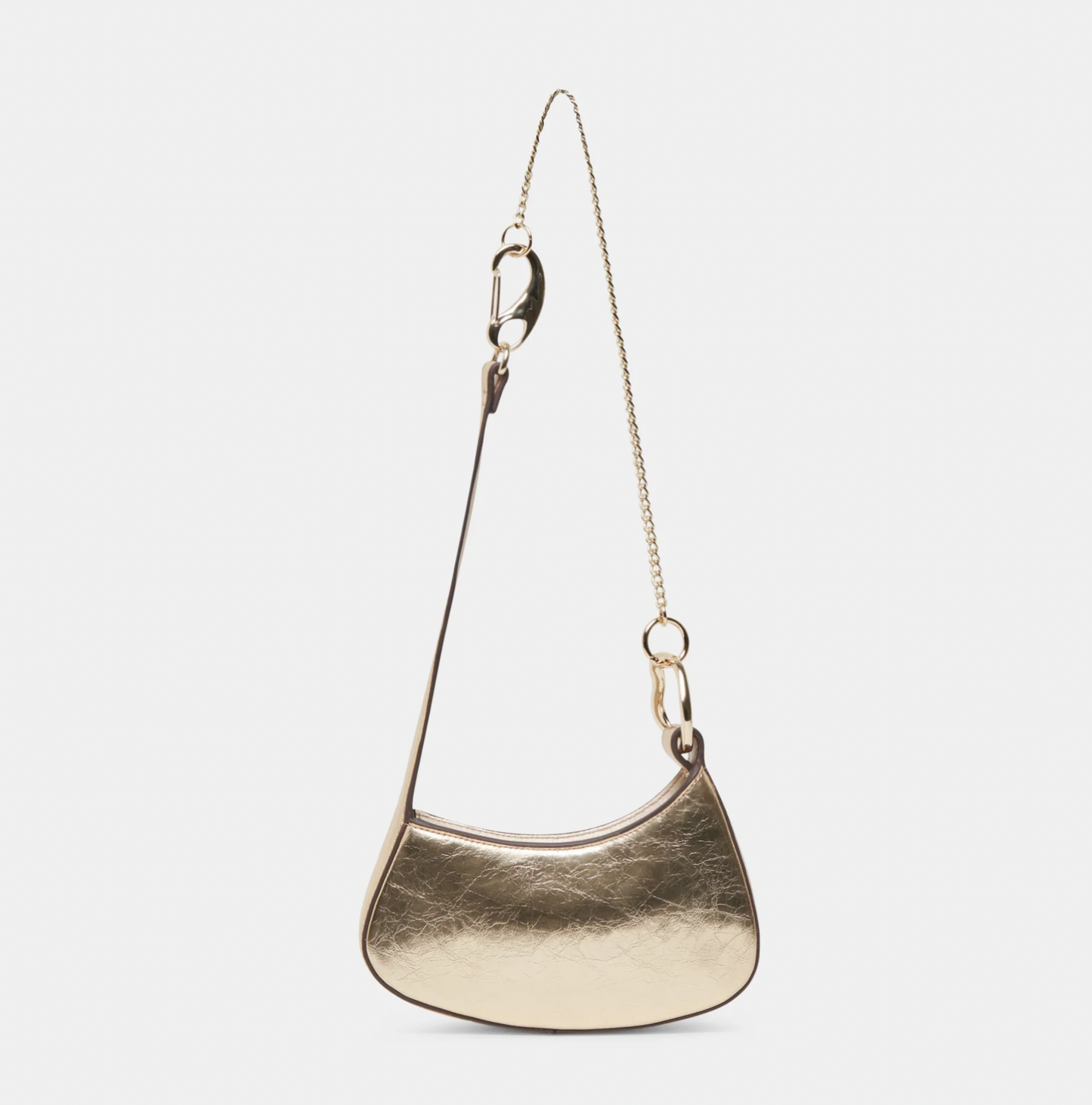 The Silvie Shoulder Bag in Gold