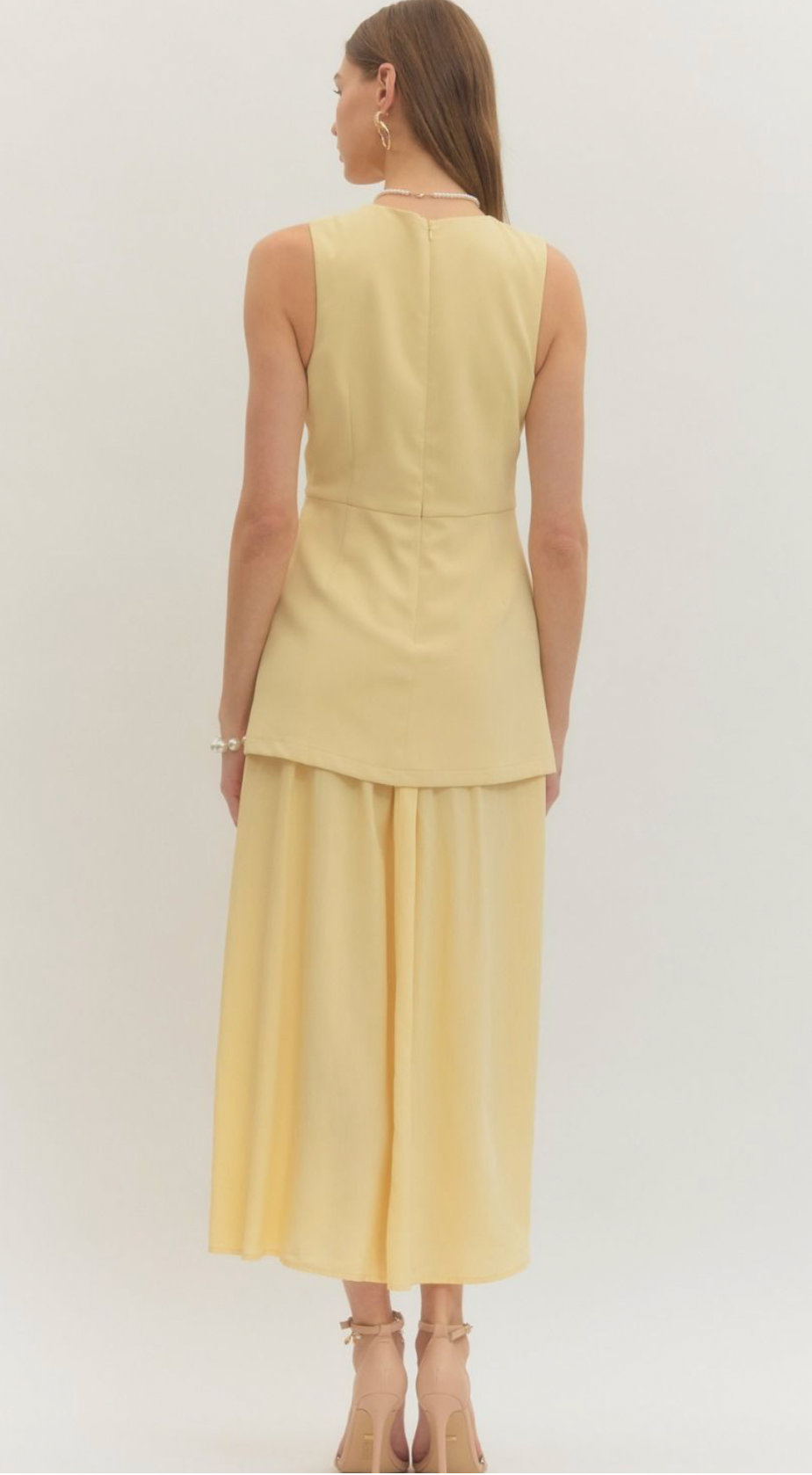 The Yellow Layered Dress