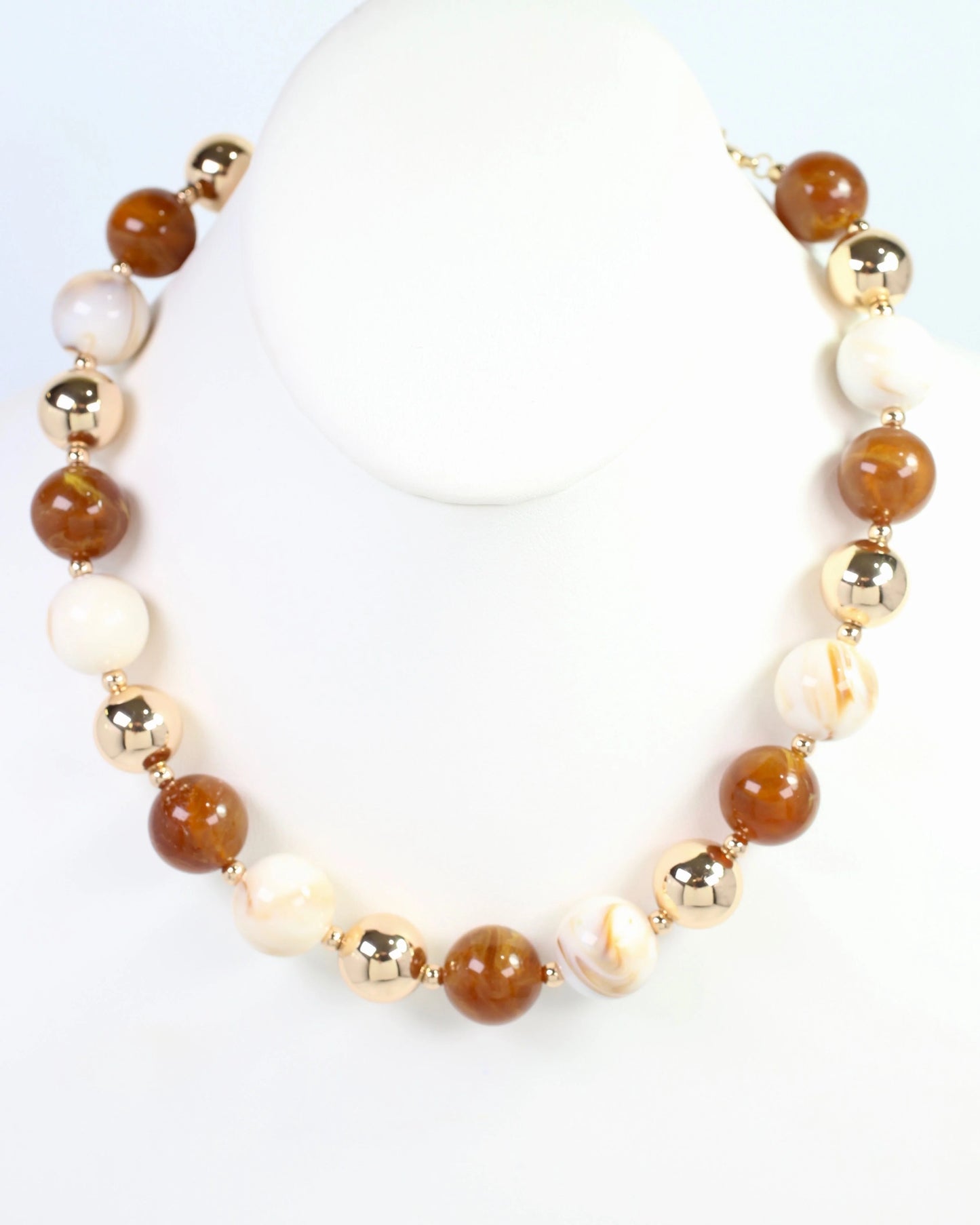 Farmington Ball Necklace Natural Multi