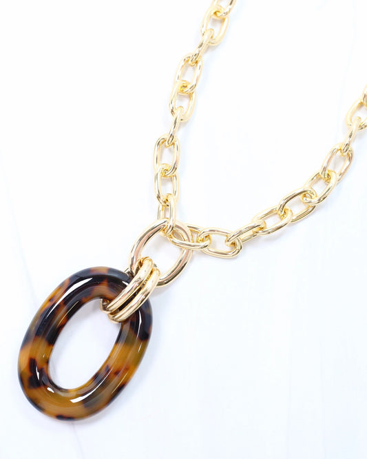 Theodora Pendant Necklace Gold